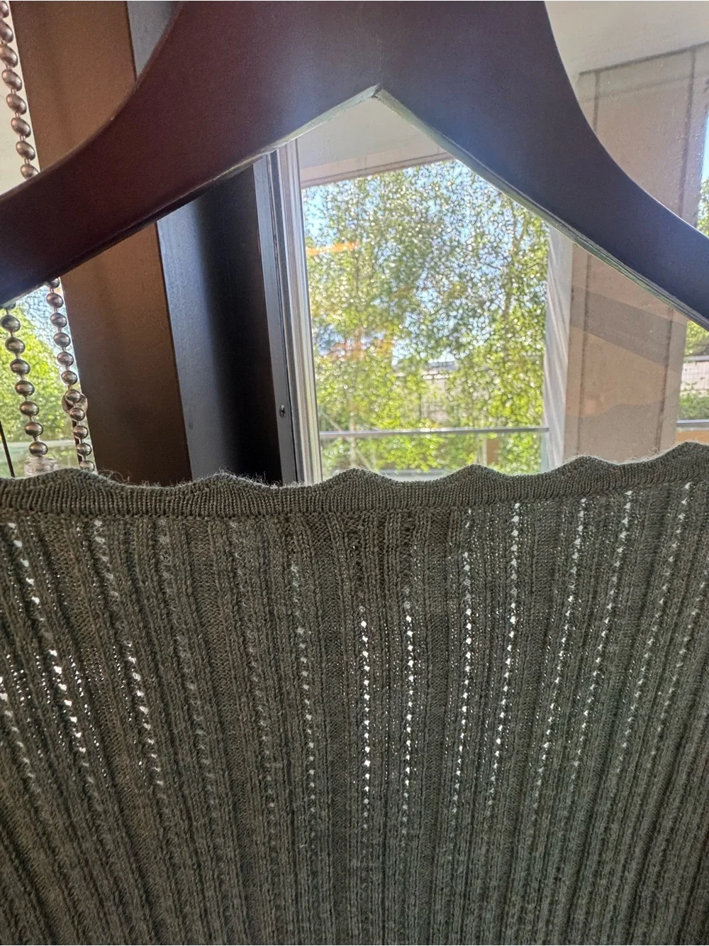 J. Crew Ribbed Square-Neck Sweater in Dusty Teal Green